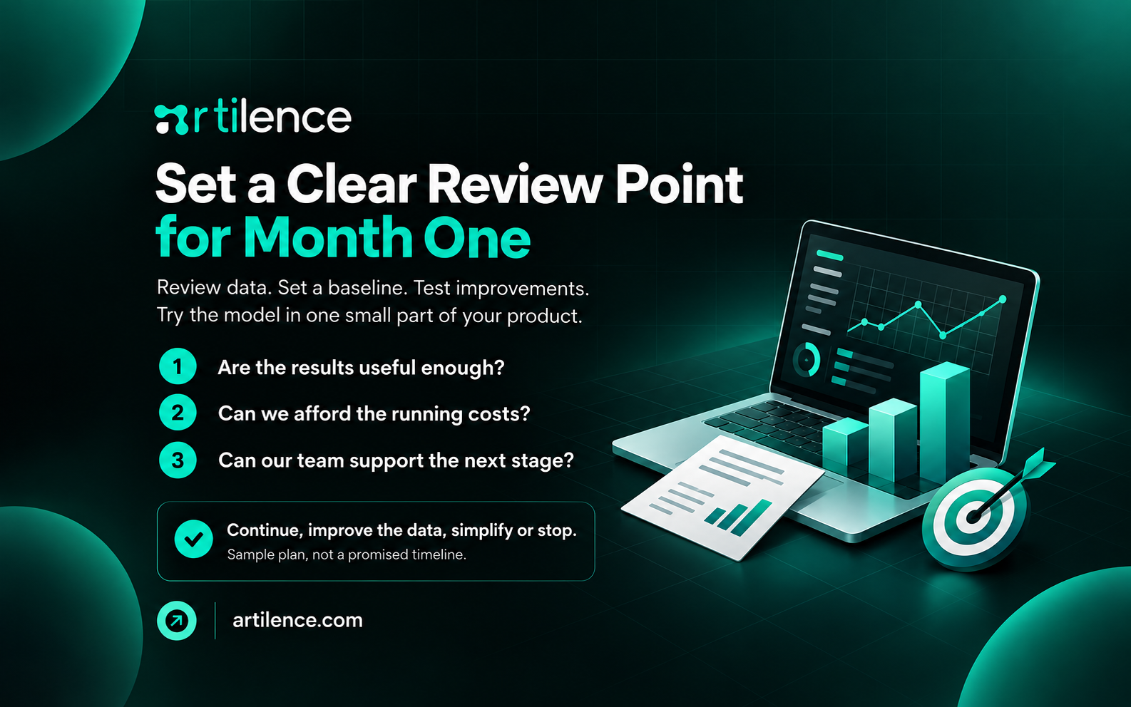 Set a Clear Review Point for Month One